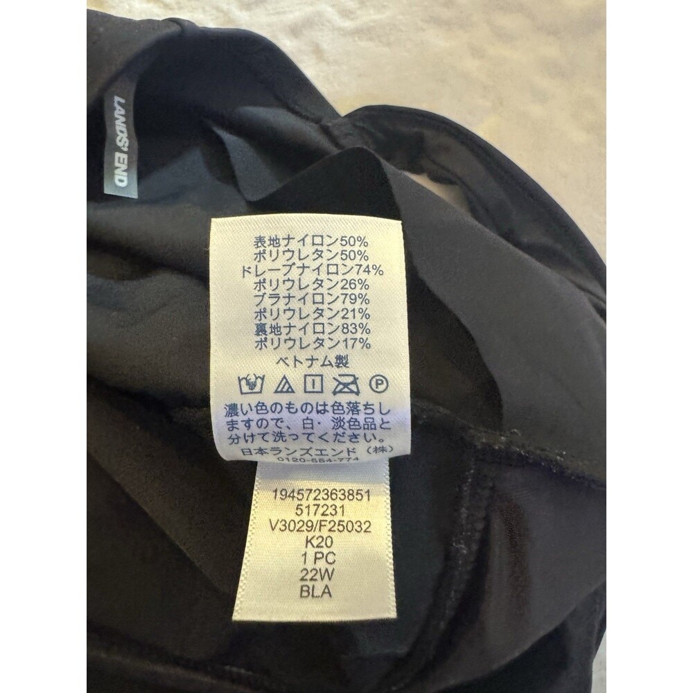 Lands End Swim Dress Suit Size 22W DDD - Picture 10 of 10